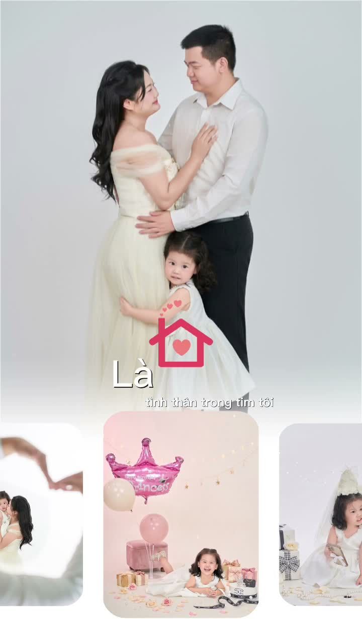 Nhà là nơi… trọn bộ ảnh gia đình bé Nhật Anh trong 22 giây