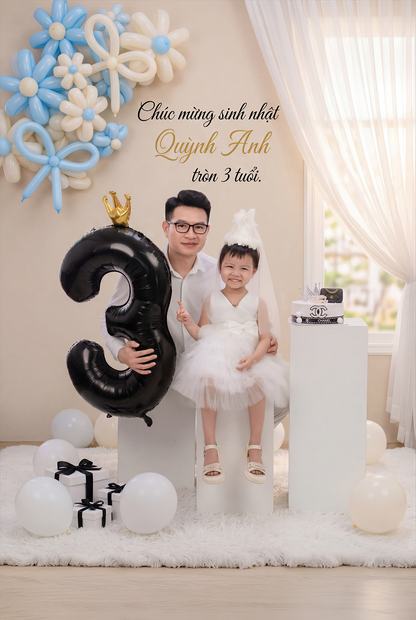 Ảnh sinh nhật, đầy tháng và mừng thọ chụp tại Thúy Tô Studio
